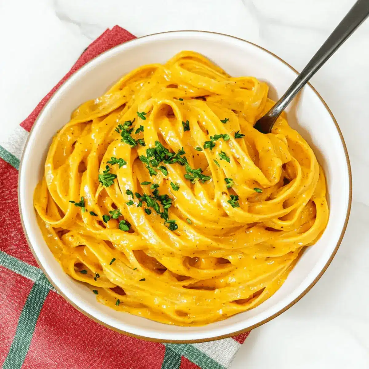 Vegan Pumpkin Pasta