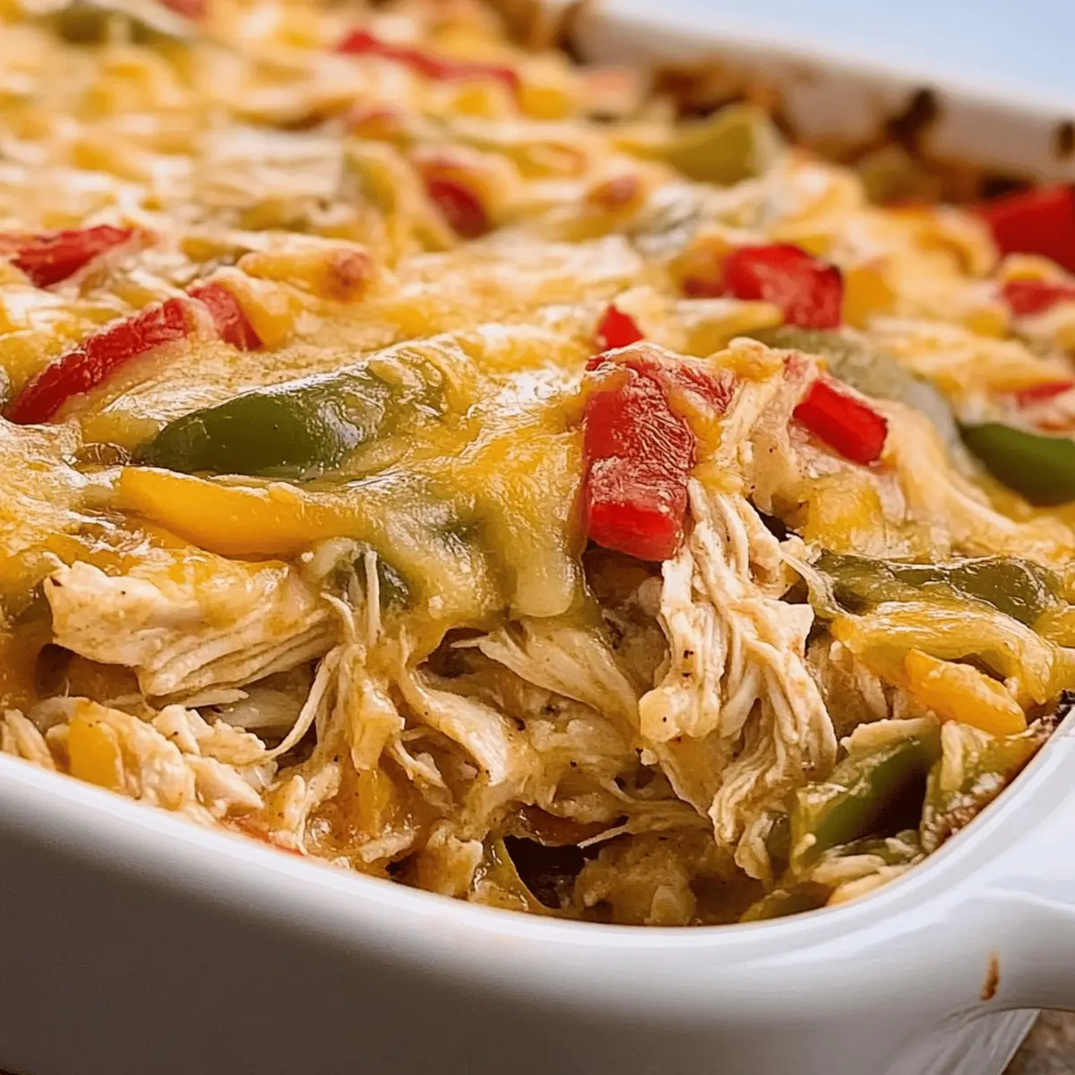 Chicken Fajita Casserole