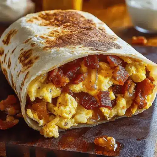 Bacon Egg Cheese Breakfast Burrito
