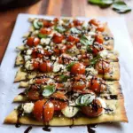 Bruschetta Flatbread Pizza Naan