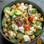 Cottage Cheese and Chickpea Salad