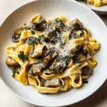 Garlic Mushroom Pasta
