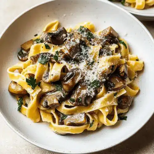 Garlic Mushroom Pasta