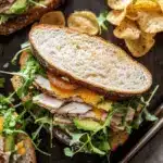 Honey Mustard Turkey Avocado Sandwich