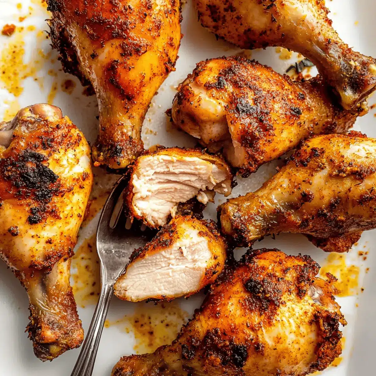 Seasoned Crispy Chicken Drumsticks