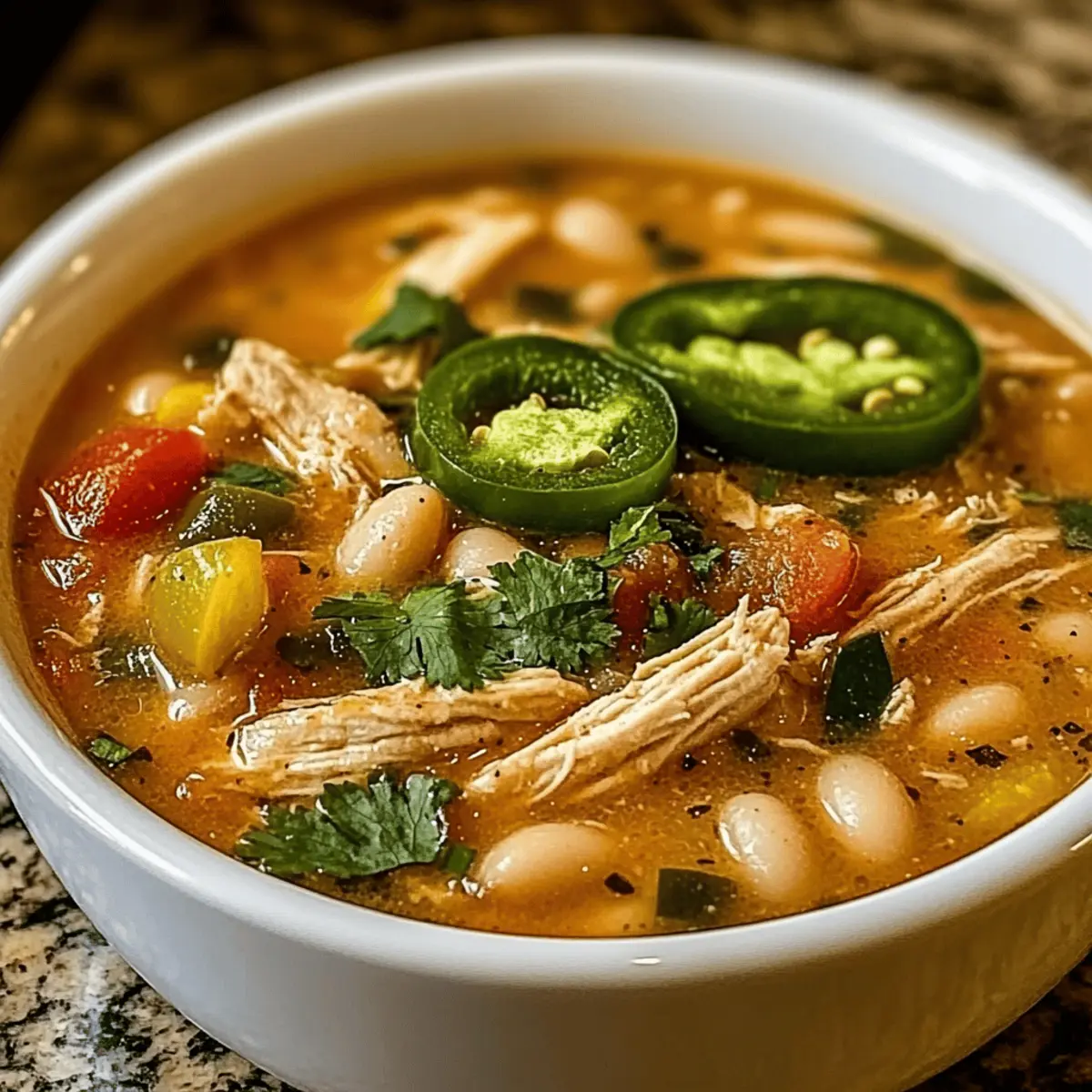 Cajun White Chicken Chili