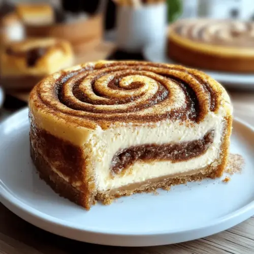 Cinnamon Roll Honeybun Cheesecake