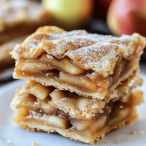 Flaky Apple Pie Bars