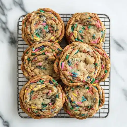funfetti pan-banging cookies