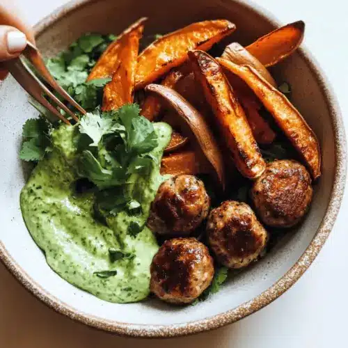 Avocado Mojo Bowls with Sweet Potato and Chicken