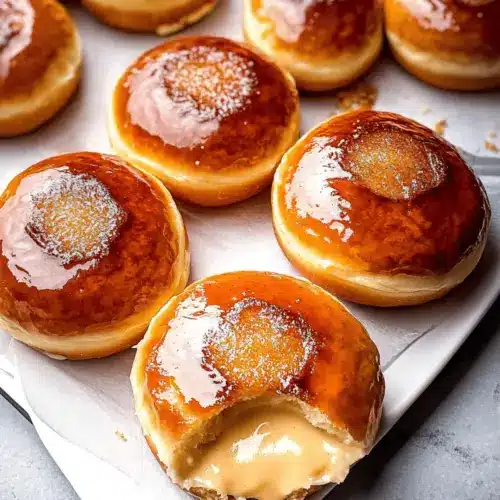 Baked Crème Brûlée Donuts