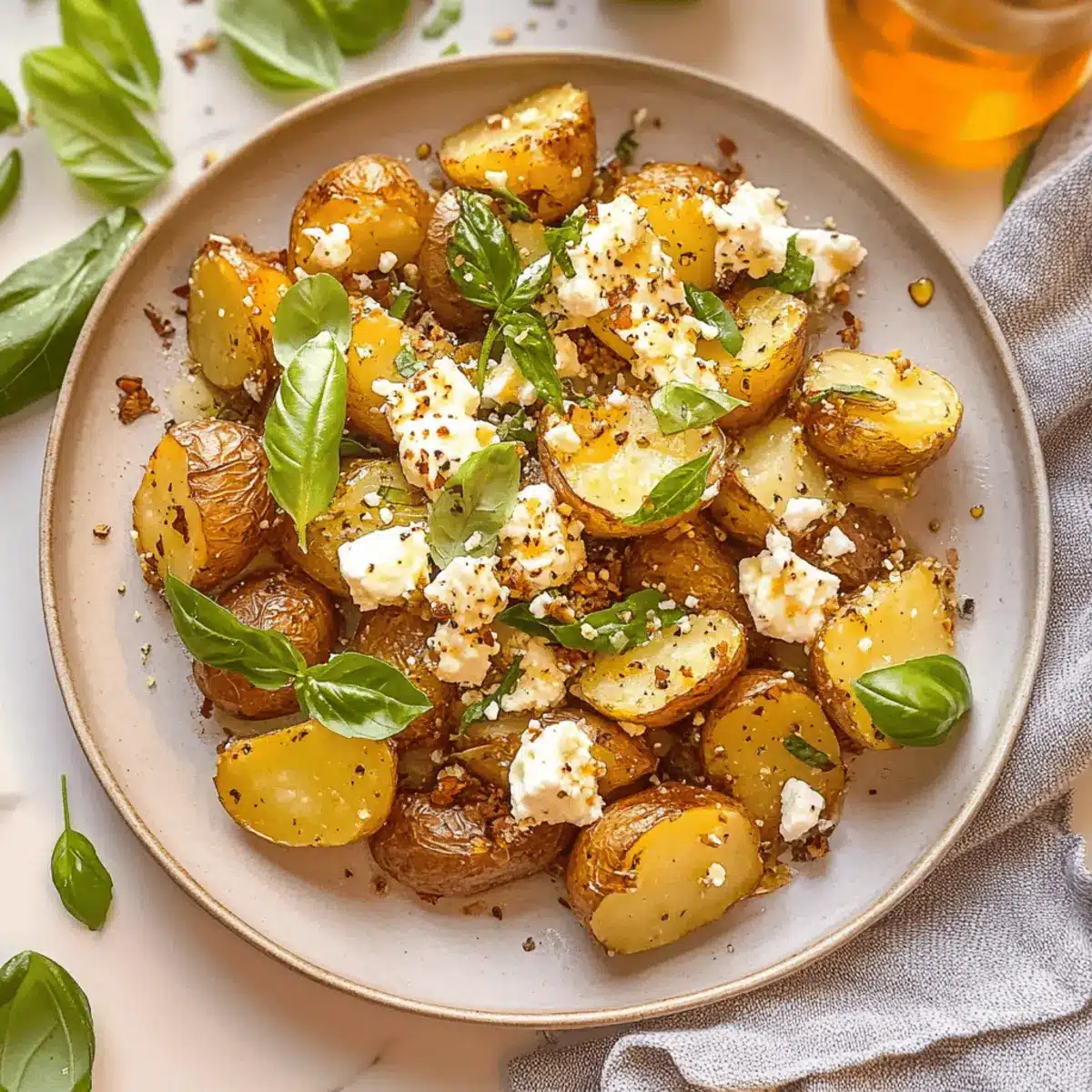 Baked Feta Potatoes