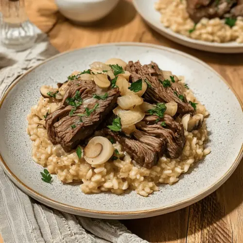 Beef Short Rib Risotto