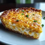 Cheddar Sweet Corn Pie