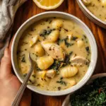 Creamy Winter Lemon Chicken Gnocchi Soup