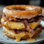 Donut grilled cheese