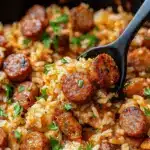 One-Pan Cajun Chicken Sausage & Rice