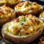 Oven-Fried Stuffed Potatoes