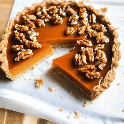 Pumpkin Caramel Tart