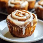 Pumpkin Cinnamon Roll Muffins