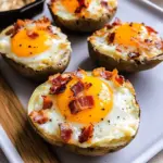 Twice Baked Loaded Breakfast Potatoes