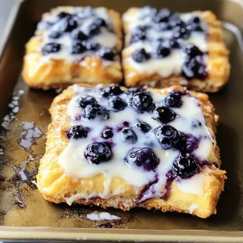Wild Blueberry Coffee Cake Danishes
