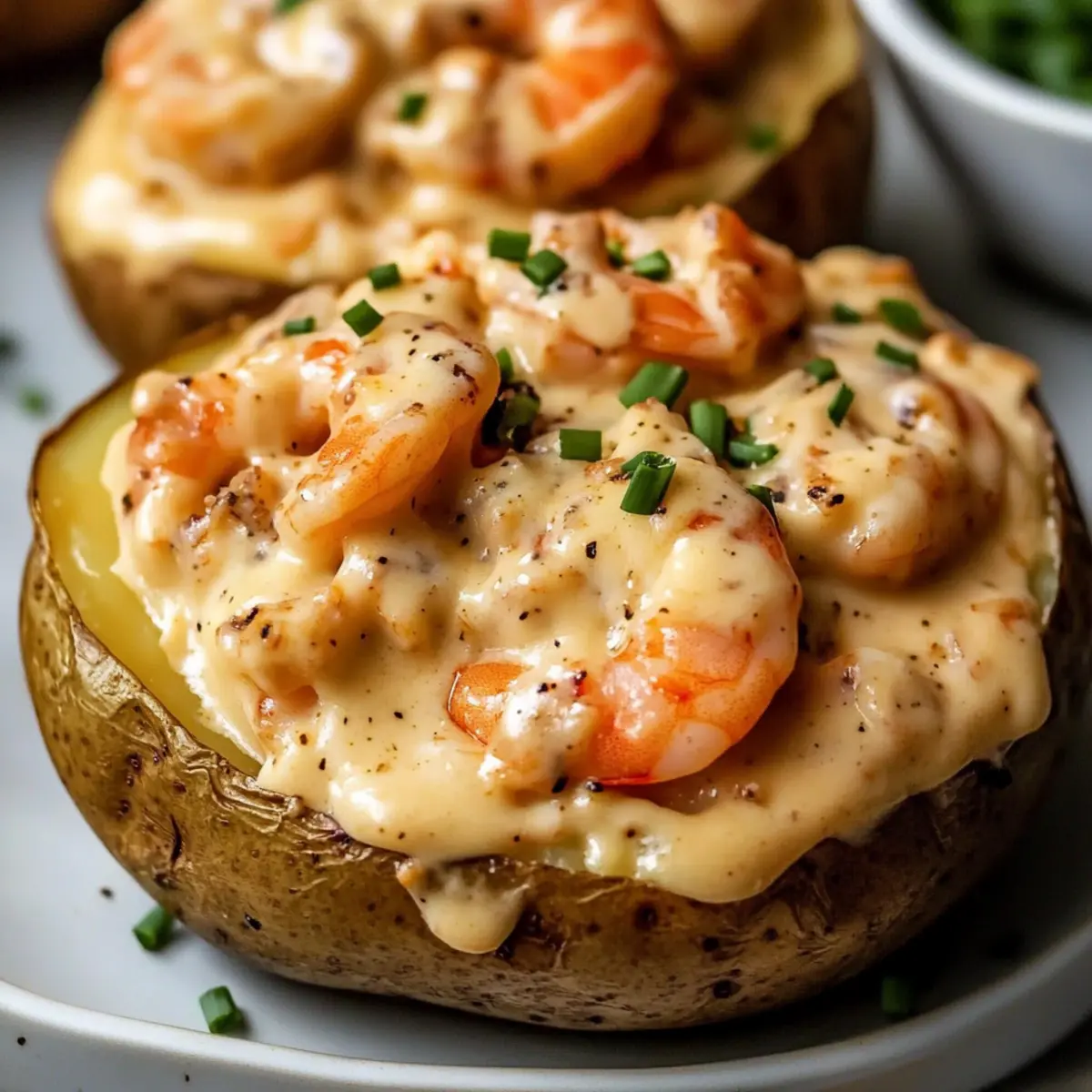 Seafood Stuffed Potatoes