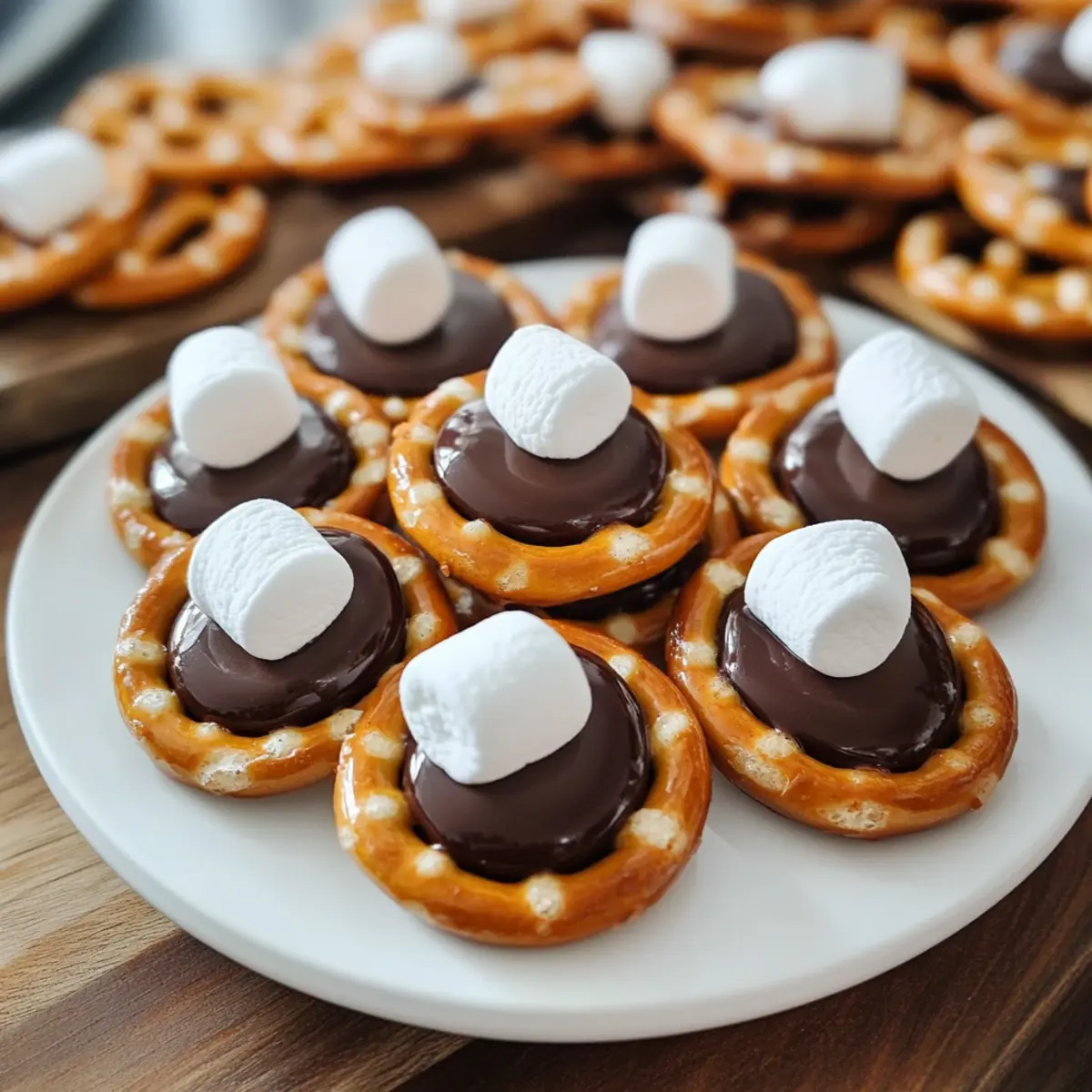 S’mores Pretzel Bites