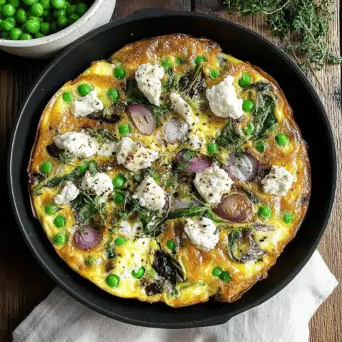 Garden Frittata with Goat Cheese & Potatoes