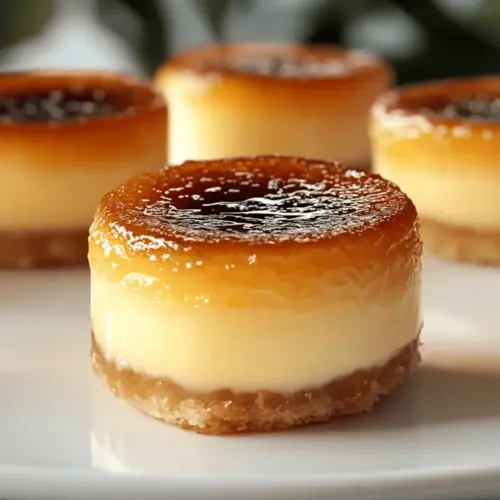 Mini Crème Brûlée Cheesecakes