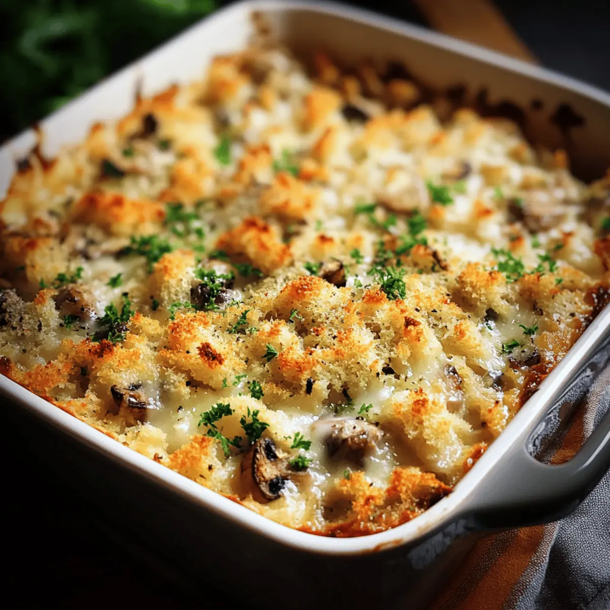 Stuffed Mushroom Casserole
