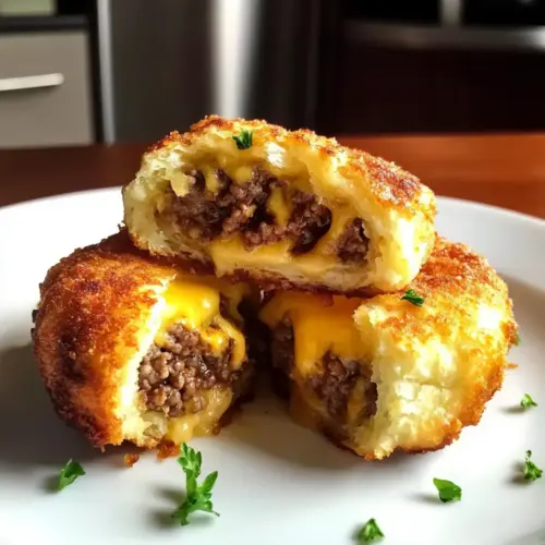 Garlic Parmesan Cheeseburger Bombs