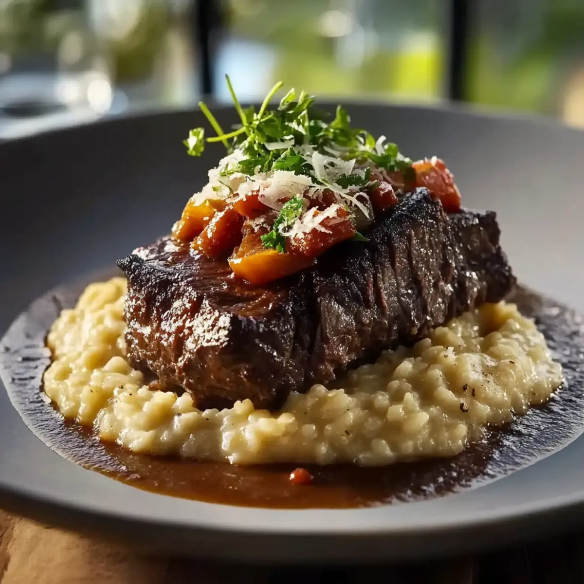 Italian Pot Roast Parmesan Risotto