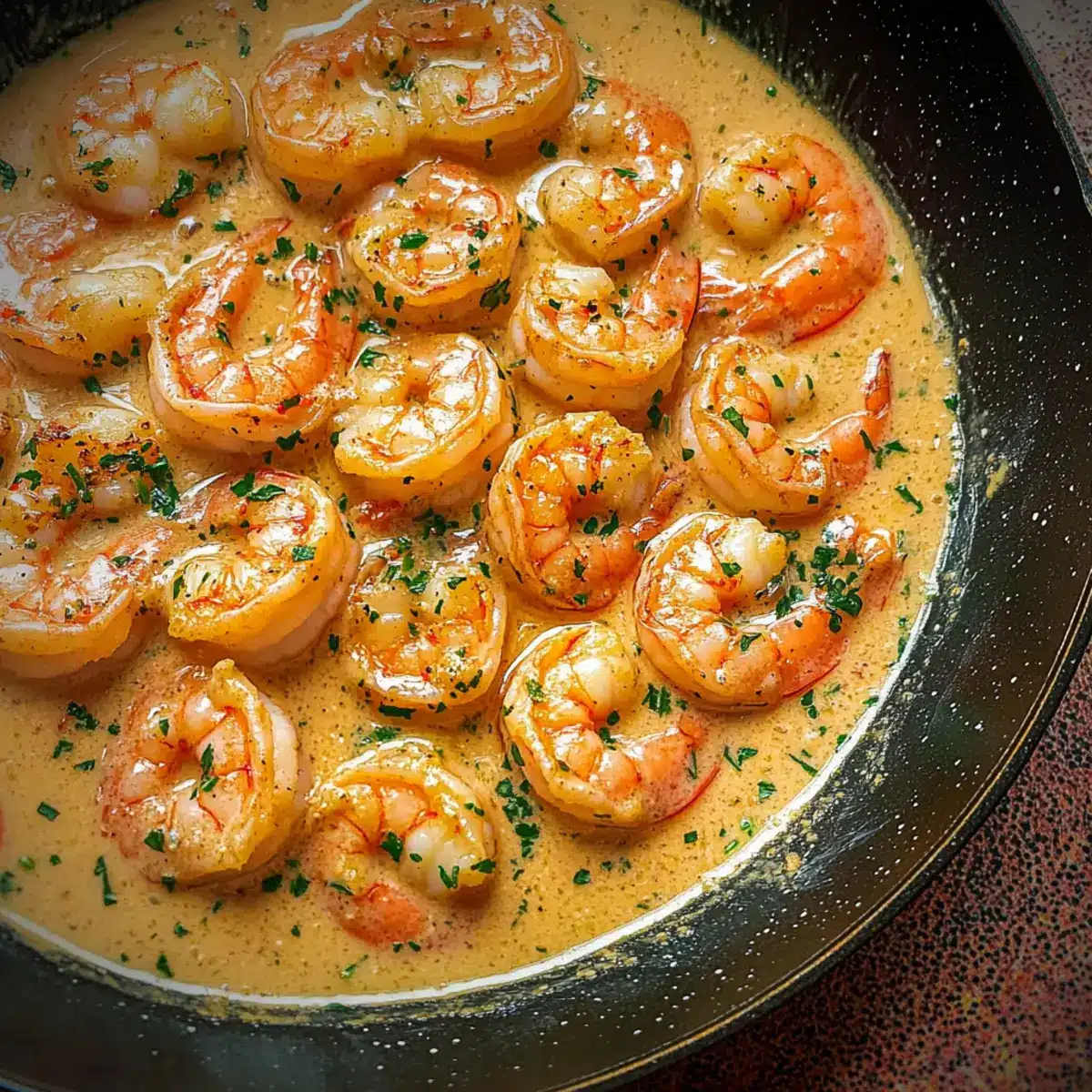 Creamy Garlic Shrimp