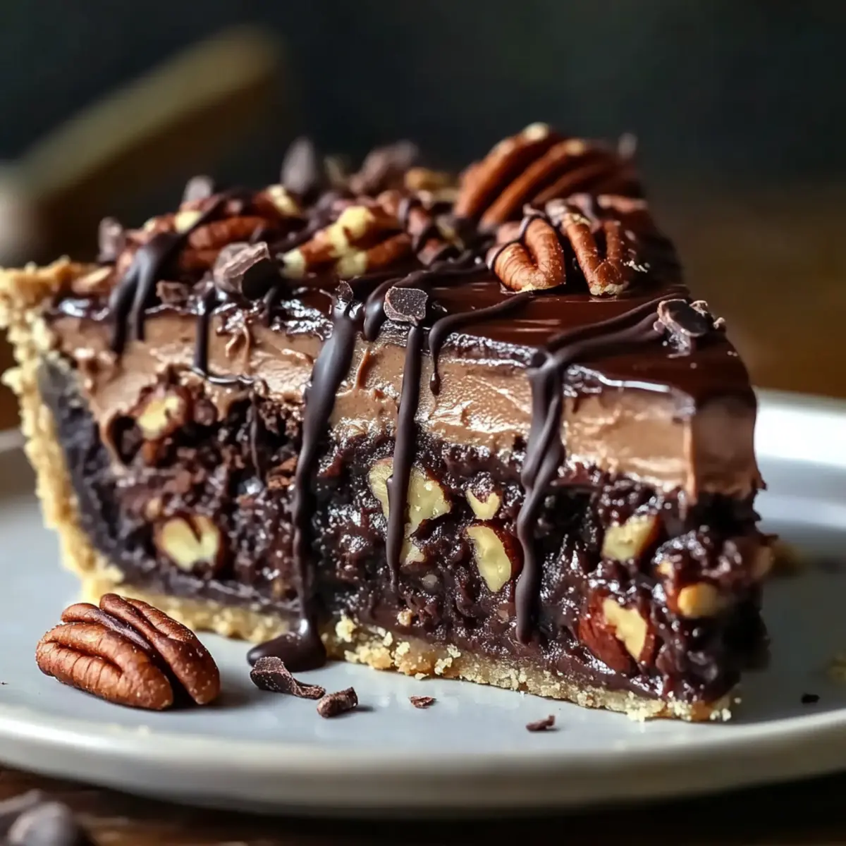 Texas Chocolate Pecan Pie