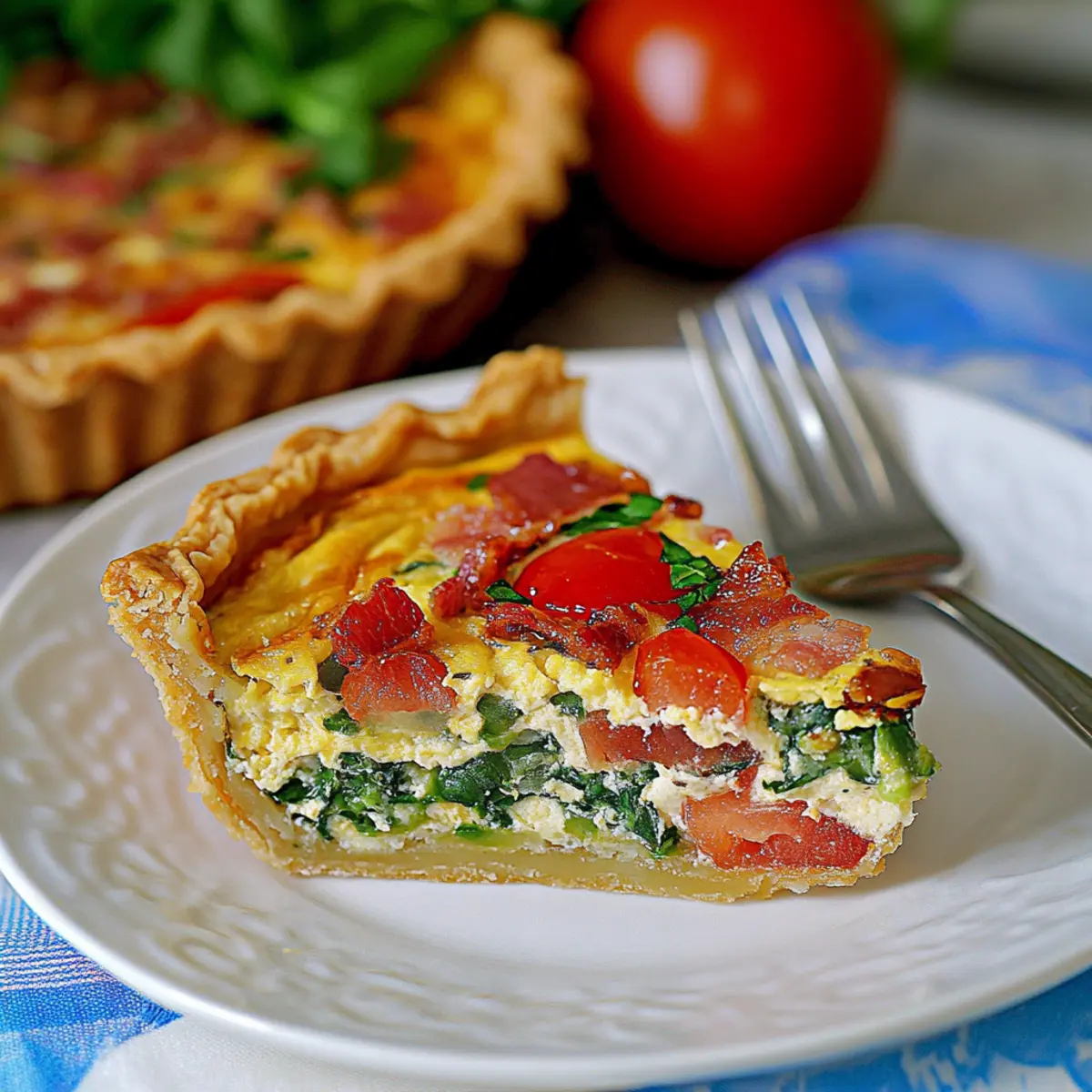 BLT Quiche