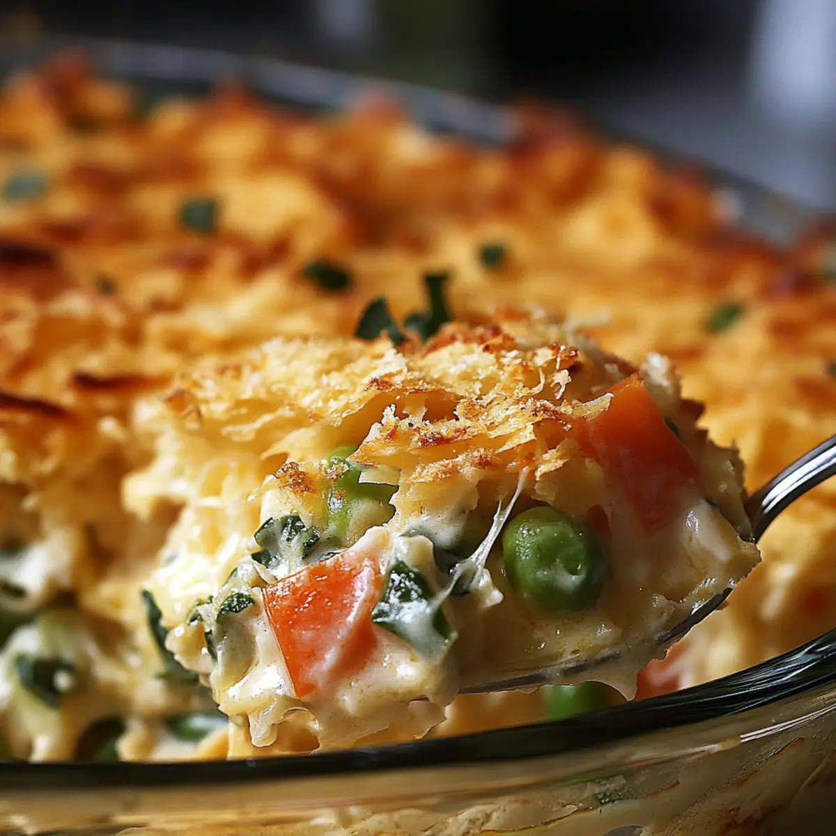 Baked Chicken Salad Pie