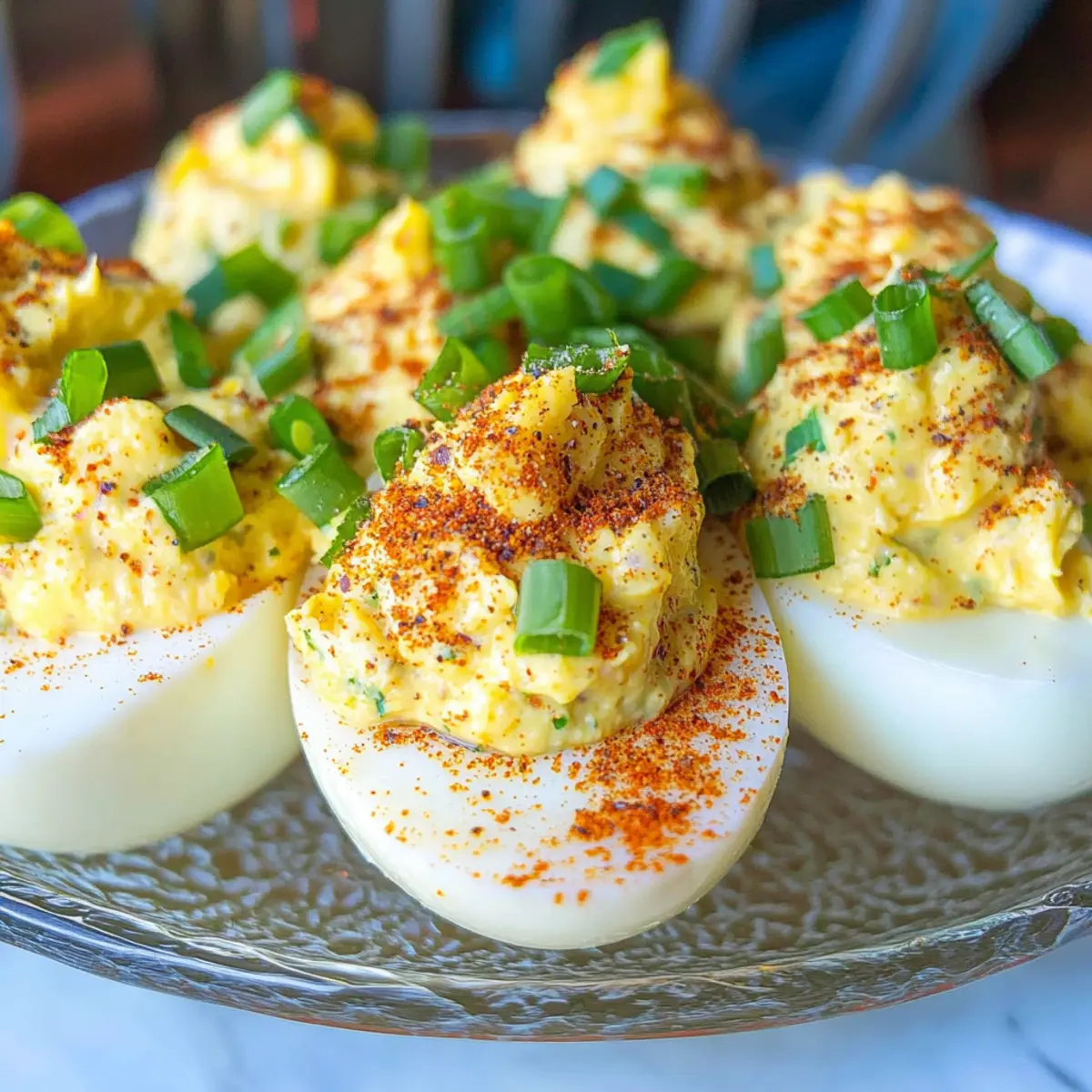 Cajun Deviled Eggs