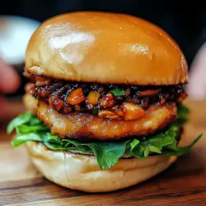 Gochujang Chicken Burgers