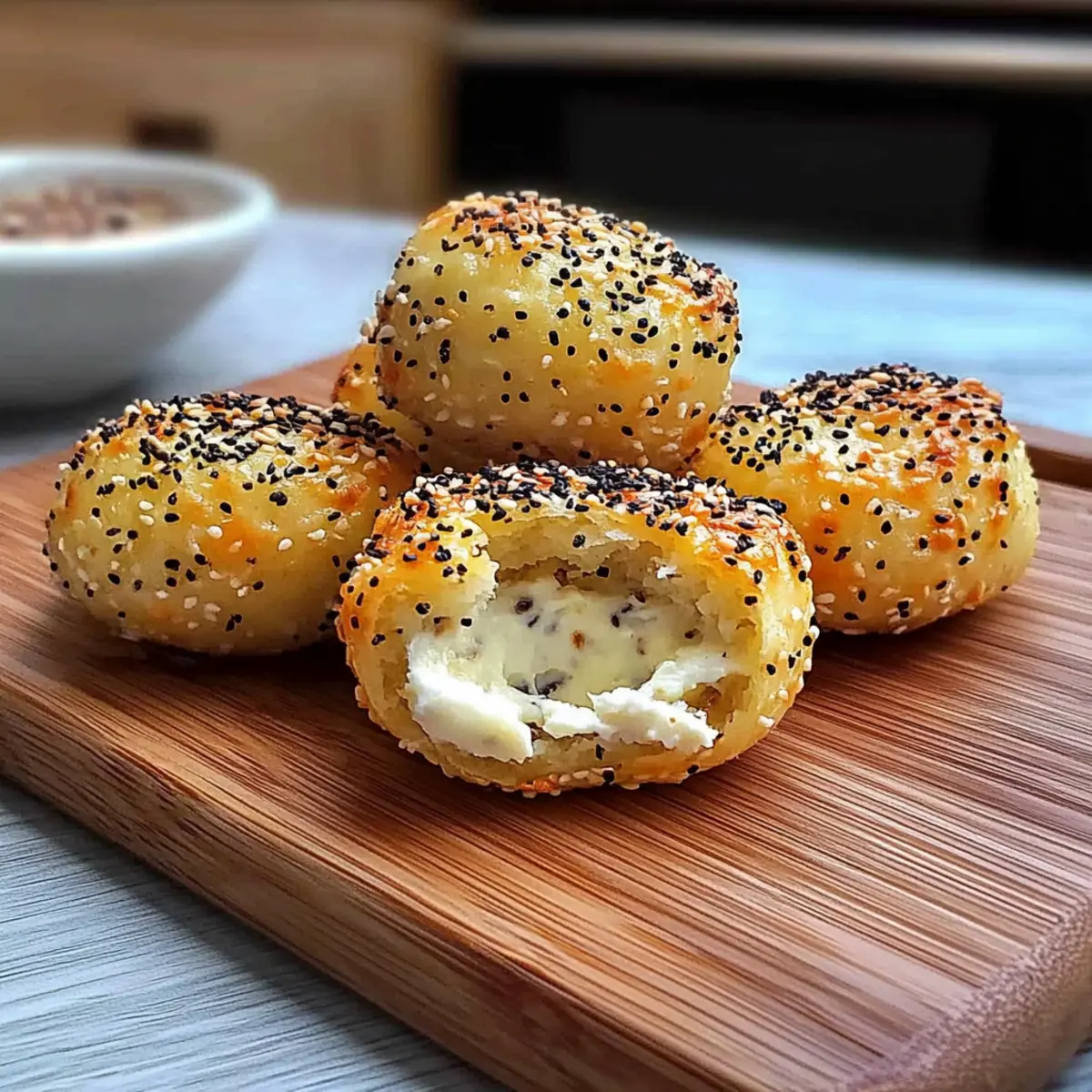 High-Protein Bagel Bites