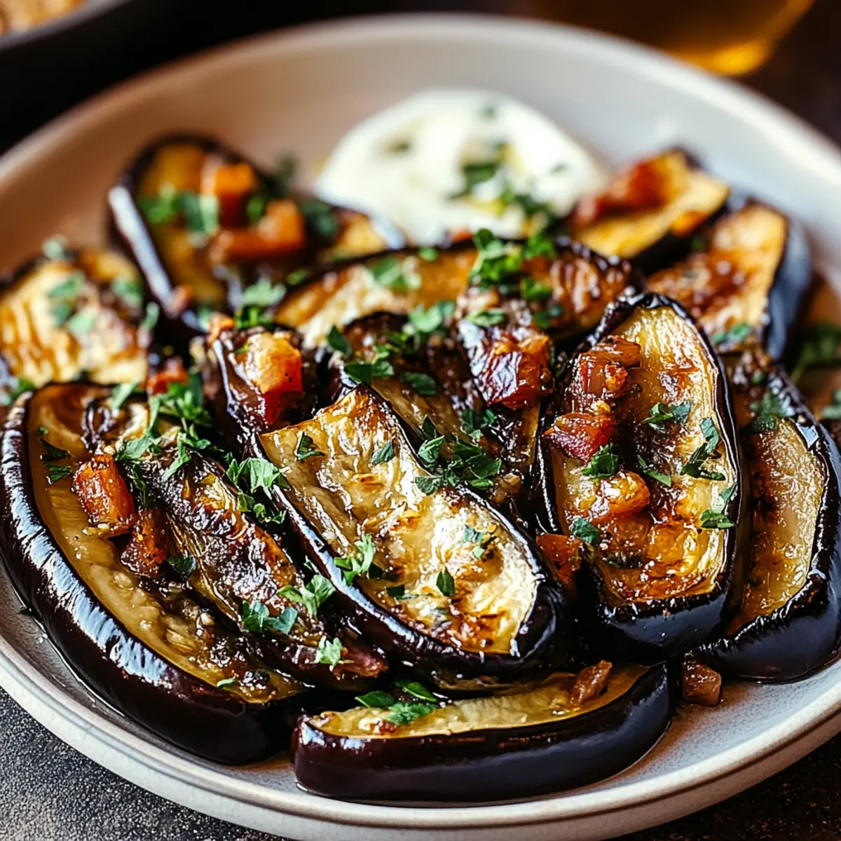 Mediterranean Roasted Eggplant