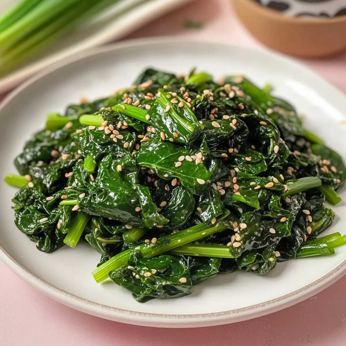 Korean Spinach Side Dish