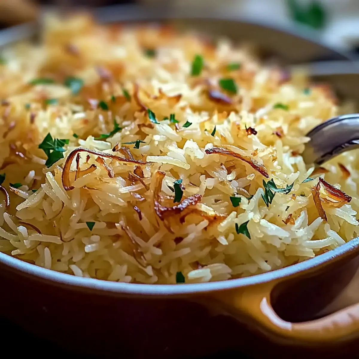 Golden Onion Butter Rice