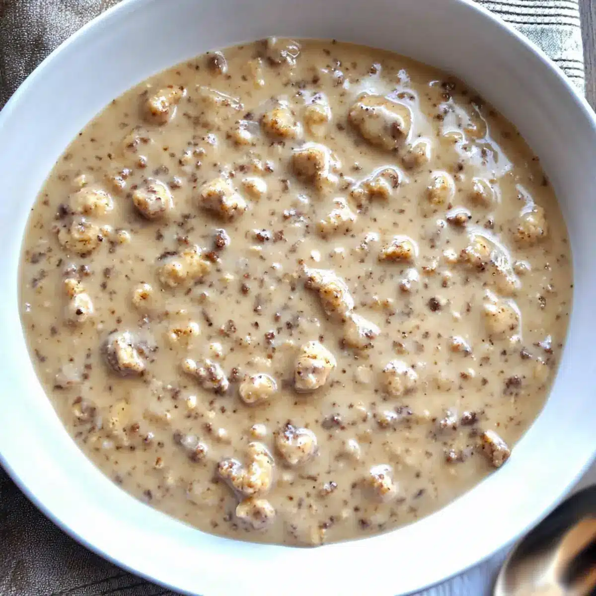 Vegan Tofu Sausage Gravy