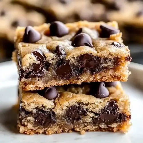 Chocolate chip cookie bars
