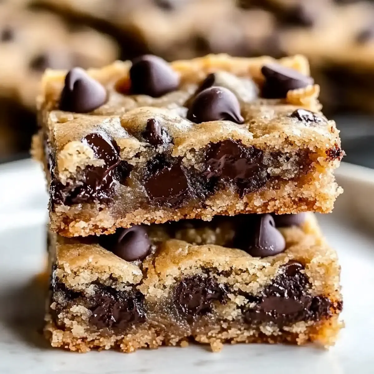 Chocolate chip cookie bars