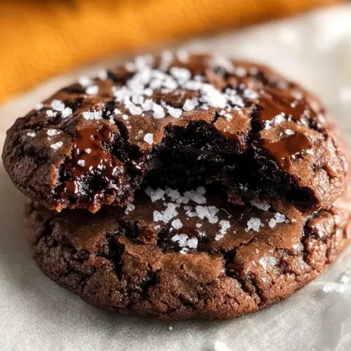 Salted Dark Chocolate Cookies