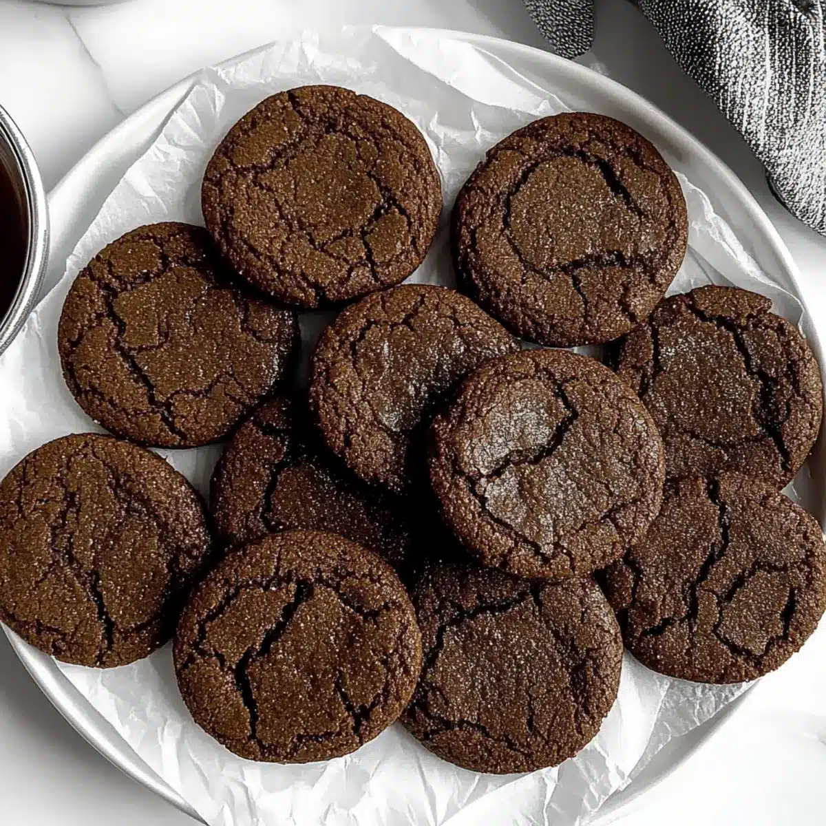 Chocolate Gingerbread Cookies