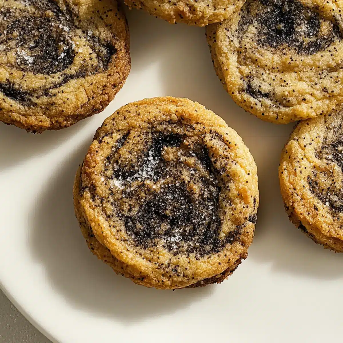 Black Sesame Earl Grey Cookies