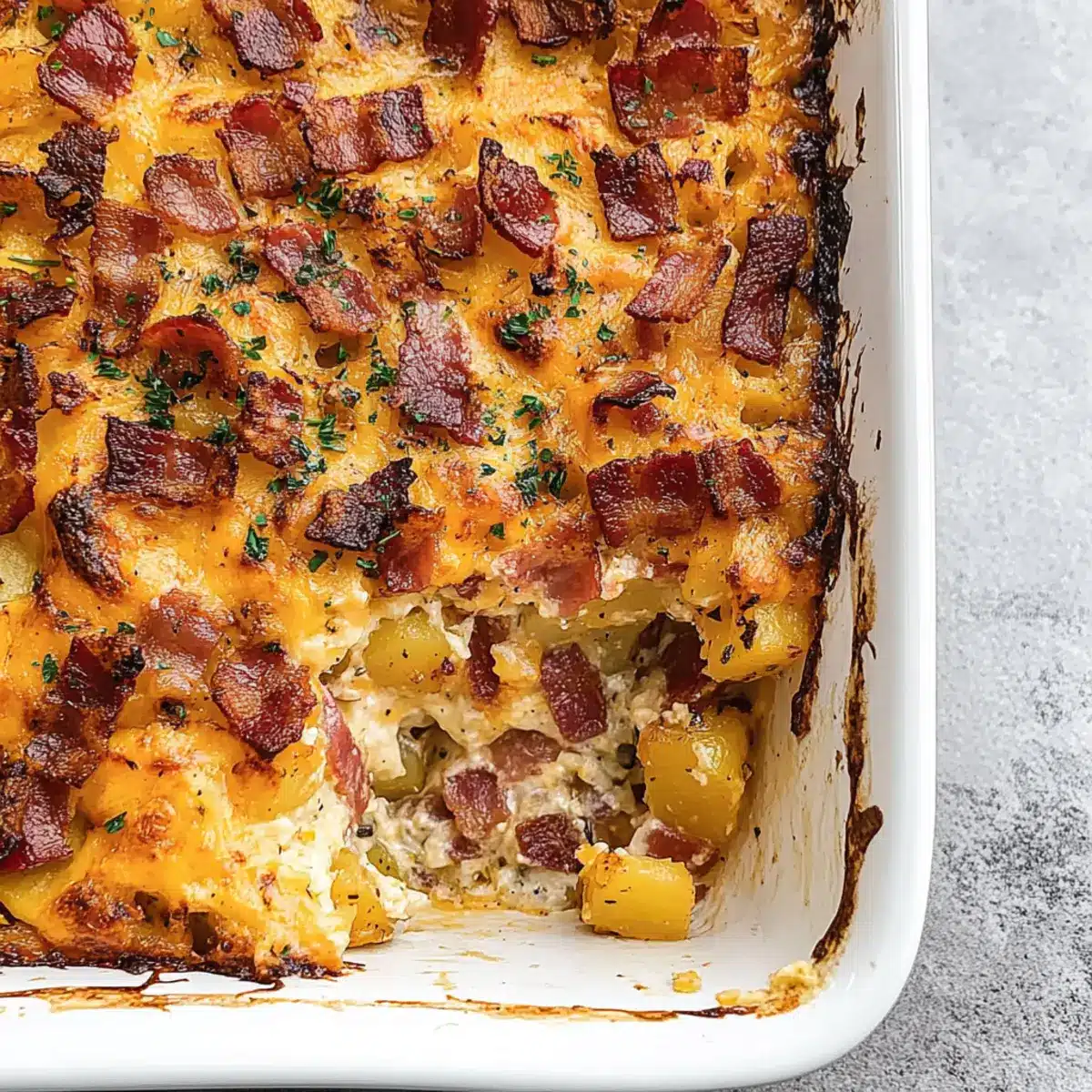 bacon potato breakfast casserole
